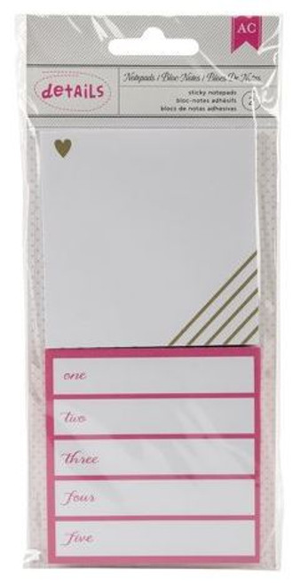 American Crafts - Designer Desktop Essentials Sticky Note Pads