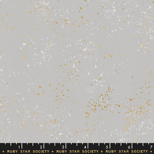 Moda Fabric - Ruby Star Society - Speckled Metallic Dove #RS5027 59M