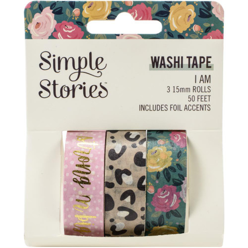 Carpe Diem - Simple Stories - I Am Washi Tape - Set of 3