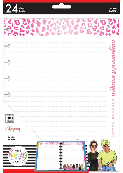 The Happy Planner - Me and My Big Ideas - Classic Filler Paper - Rongrong - Empowered (Dot Lined)