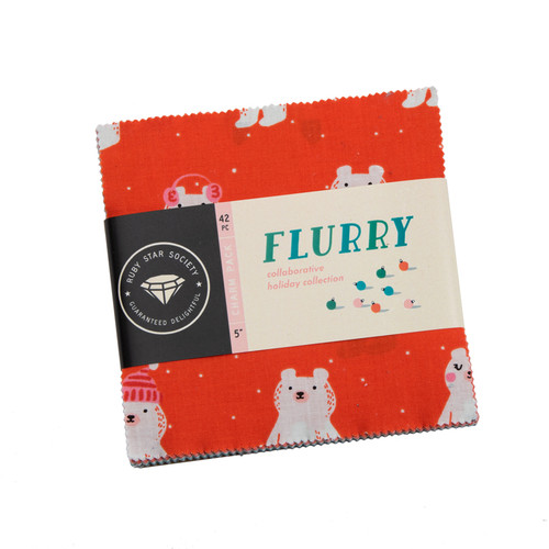 Moda Fabric Precuts Charm Pack - Flurry by Ruby Star Society