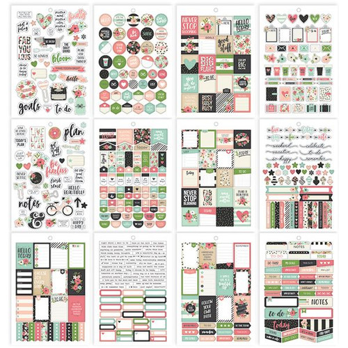 Carpe Diem - Simple Stories - A5 Sticker Book - Bloom Carpe Diem - Simple Stories - A5 Sticker Book - Bloom