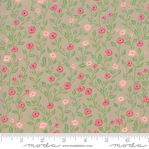 Moda Fabric - Bloomington - Lella Boutique - Taupe #5112 12