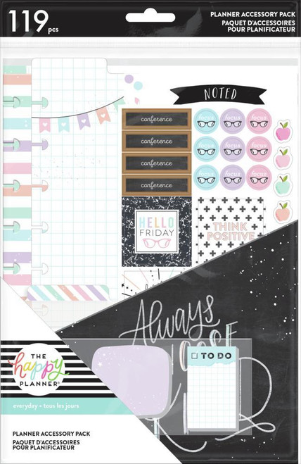 The Happy Planner - Me and My Big Ideas - Classic Accessory Pack - Teacher Pastels