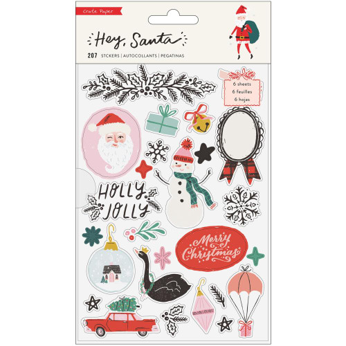 Crate Paper - Hey, Santa Sticker Book - Sticker Book