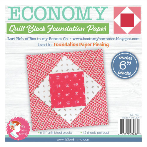 It's Sew Emma - Quilt Block Foundation Paper - 6" Economy From Lori Holt