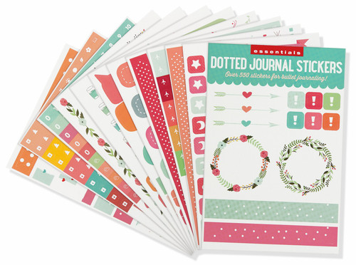 Peter Pauper Press - Essentials Dotted Journal Planner Stickers