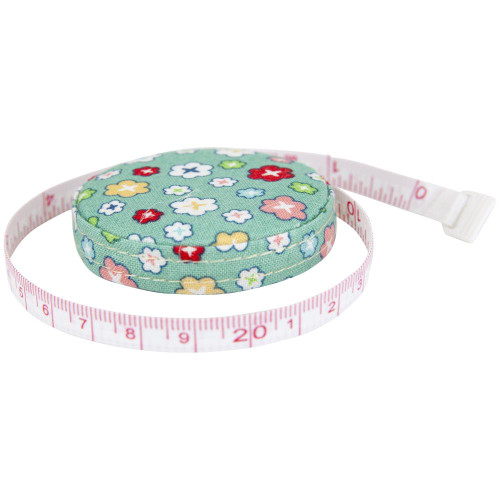 Riley Blake Designs - Lori Holt of Bee in my Bonnet - Tape Measure - Vintage Happy 2 - Seaglass