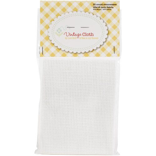 Riley Blake Designs - Lori Holt of Bee in My Bonnet - Vintage Cloth 10 Count - Daisy