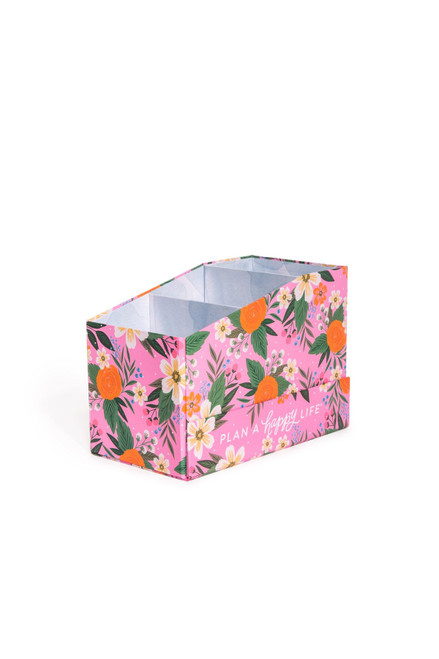 The Happy Planner - Me and My Big Ideas - Sticker Book Storage Box - Rosy Florals