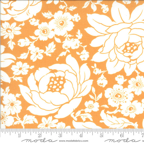 Moda Fabric - Shine On - Bonnie & Camille - Mums Nectarine #55210 19