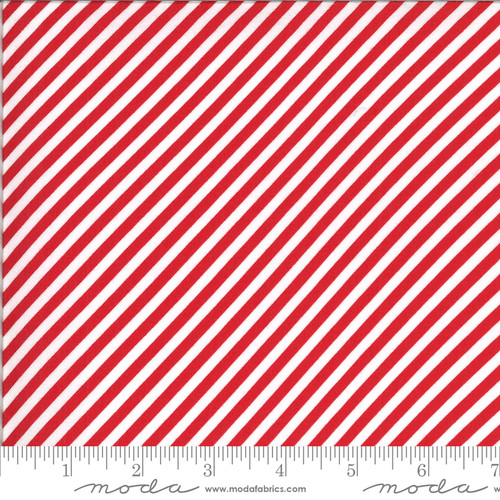 Moda Fabric - Shine On - Bonnie & Camille - Stripe Red #55215 11