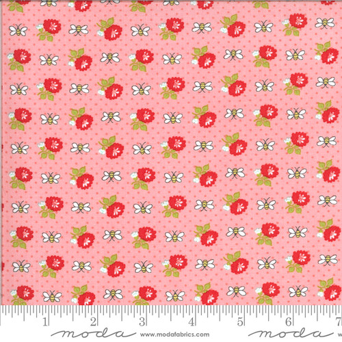 Moda Fabric - Shine On - Bonnie & Camille - Beesley Pink #55216 15