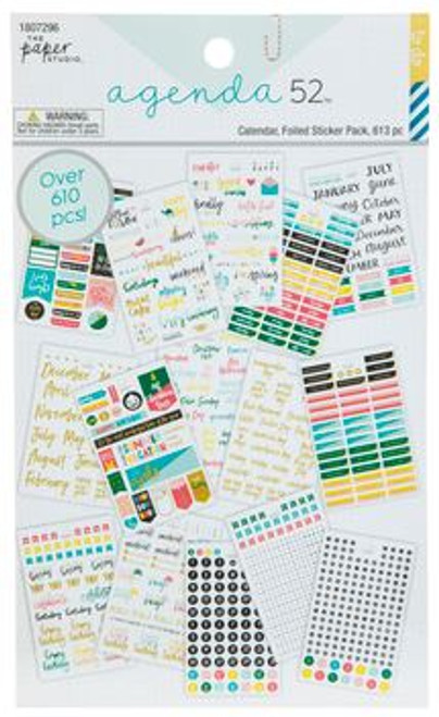 The Paper Studio - A5 Sticker Book - Calendar