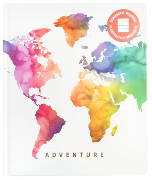 ***OUTDATED***  Recollections - 2020-2021 Medium Hardbound Maps Planner - 12 Months (Dated, Horizontal)