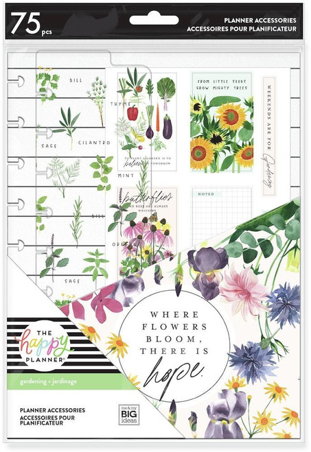 The Happy Planner - Me and My Big Ideas - Classic Accessory Pack - Garden Vibes