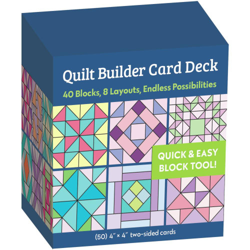 C & T Publishing - Quilt Builder Card Deck - 40 Blocks, 8 Layouts, Endless Possibilities