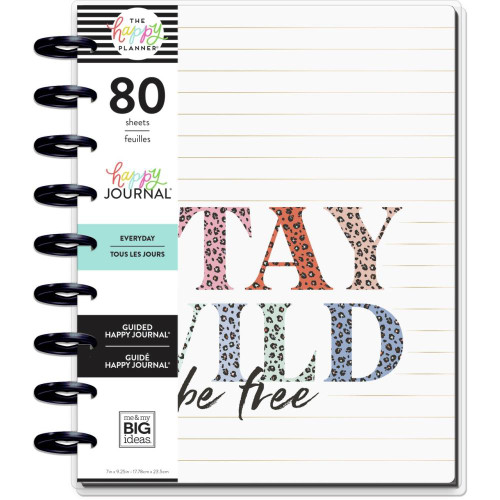 The Happy Planner - Me and My Big Ideas - Classic Guided Journal - Colorful Leopard