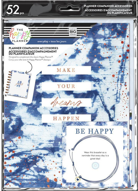 The Happy Planner - Me and My Big Ideas - Classic Planner Companion - Indigo Tie Dye