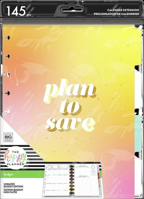 The Happy Planner - Me and My Big Ideas - Classic Extension Pack - Plan to Save - Budget