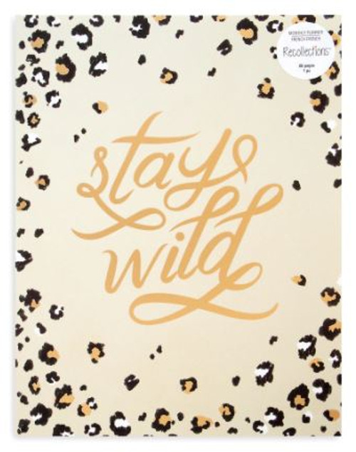 ***OUTDATED*** Recollections - 2021-2022 Leopard Stay Wild Planner - 12 Months (Dated, Monthly)