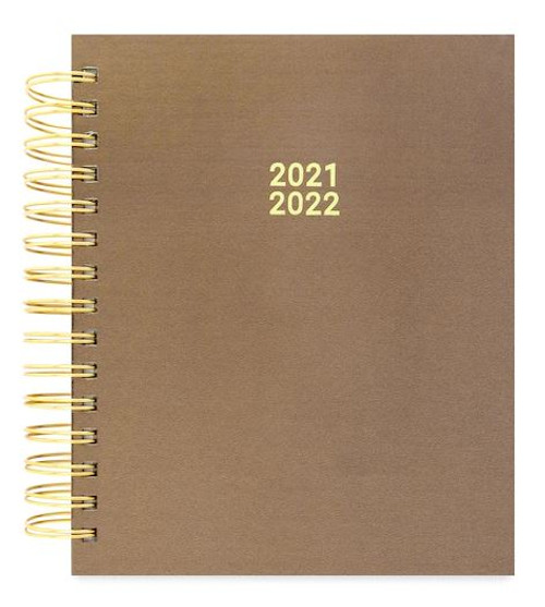 ***OUTDATED***  Recollections - 2021 - 2022 Brown Daily Planner - 12 Months (Dated, Daily)