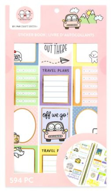 Craft Smith - OnceMoreWithLove - Sticker Book - Road Trip