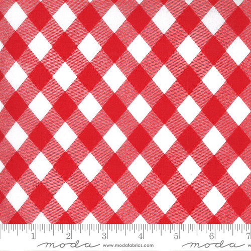 Moda Fabric - Sunday Stroll - Bonnie & Camille - White Red #55227 12