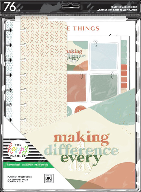 The Happy Planner - Me and My Big Ideas - Peachy Homeschool Big Accessory Pack