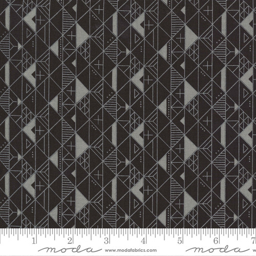 Moda Fabric - Smoke & Rust - Lella Boutique - Soot Cordillera #5133 15