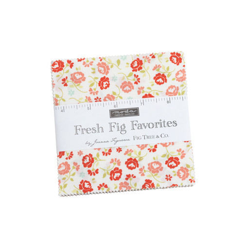 Moda Fabric Precuts Charm Pack - Fresh Fig Favorites by Fig Tree & Co