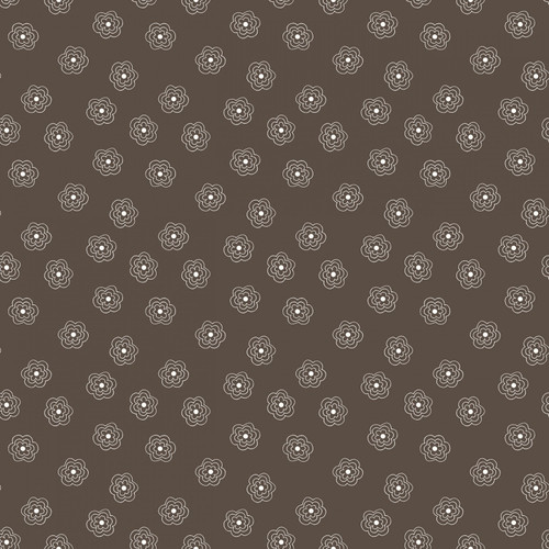 Riley Blake Fabric - Bee Basics - Lori Holt - Blossoms Raisin #C6404-RAISIN