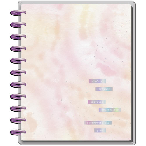 The Happy Planner - Me and My Big Ideas - Big Happy Note - Pastel Tie-Dye (Dot Lined)