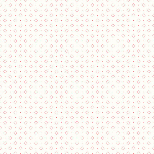 Riley Blake Fabric - Bee Backgrounds by Lori Holt - Backgrounds Diamond Coral #C6386R-CORAL