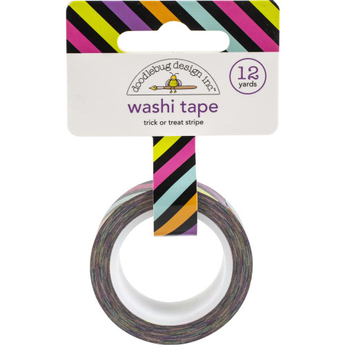 Doodlebug Designs - Washi Tape - Trick Or Treat Stripe