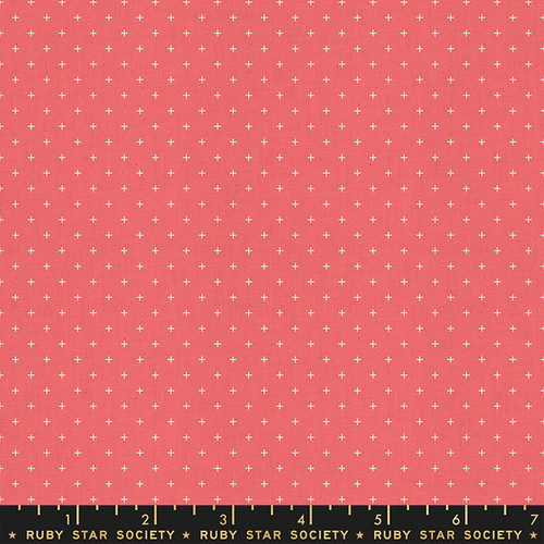 Moda Fabric - Ruby Star Society - Add It Up by Alexia Abegg - Strawberry #RS4005 44