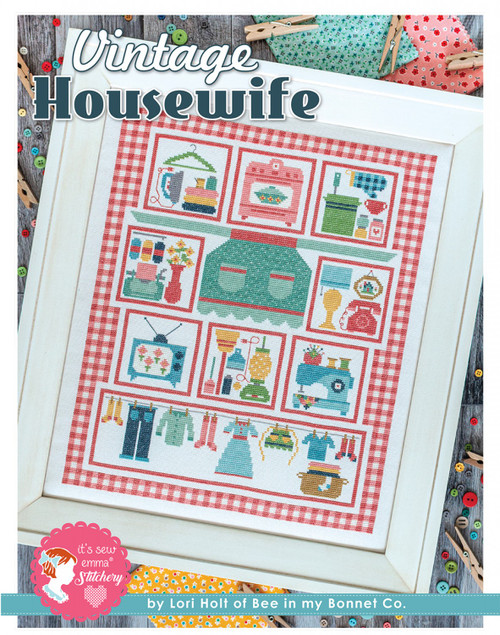 It's Sew Emma - Cross Stitch Pattern - Vintage Housewife Pattern