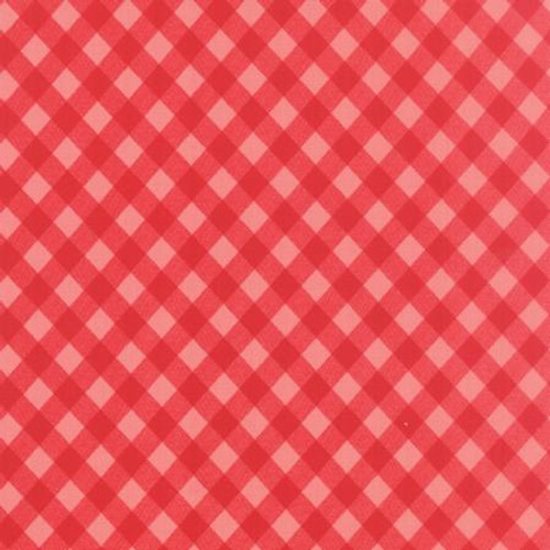 Moda Fabric - Vintage Picnic - Bonnie & Camille - Red #55124 23 - BOLT END 45cm