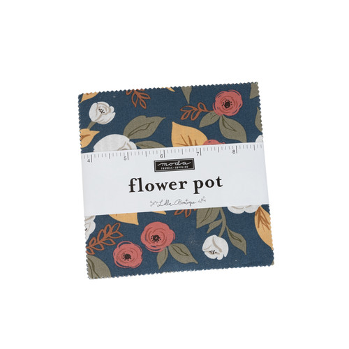 Moda Fabric Precuts Charm Pack - Flower Pot by Lella Boutique