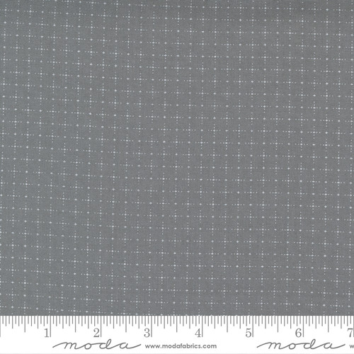 Moda Fabric - Beautiful Day - Corey Yoder - Star Gazing Blender Check Slate #29136 24