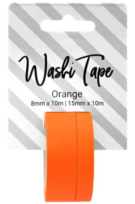 PA Essentials Washi Tape - Set of 2 - Orange