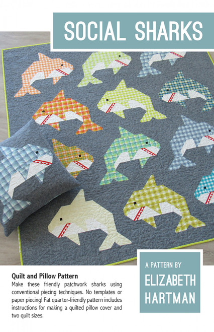 Social Sharks Pattern - Elizabeth Hartman