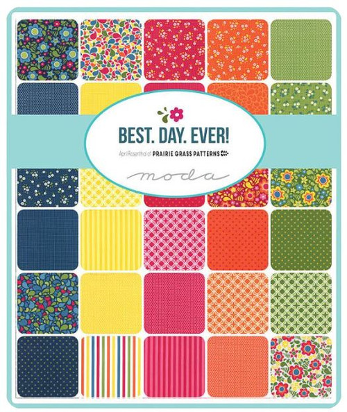 Moda Fabric Precuts - Best Day Ever by April Rosenthal - Fat Quarter Bundle