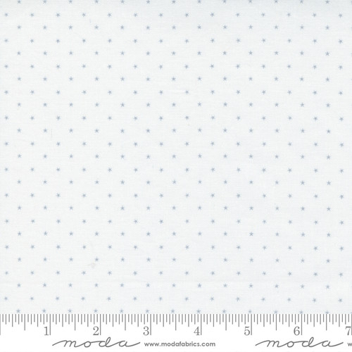 Moda Fabric - Twinkle - April Rosenthal - Twinkle Greyscale - Basic Dot Star #24106 40