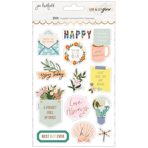 Jen Hadfield - Live & Let Grow Sticker Book