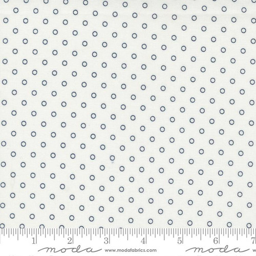 Moda Fabric - Nantucket Summer - Camille Roskelley - Smitten Dot - Cream #55264 11