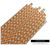 25 Paper Straws - Orange Checkerboard - #PS22
