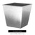 Plastic Planter Square - Silver