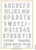 Ink By Jeng - Big Alpha Condensed - Outline Stamp Set