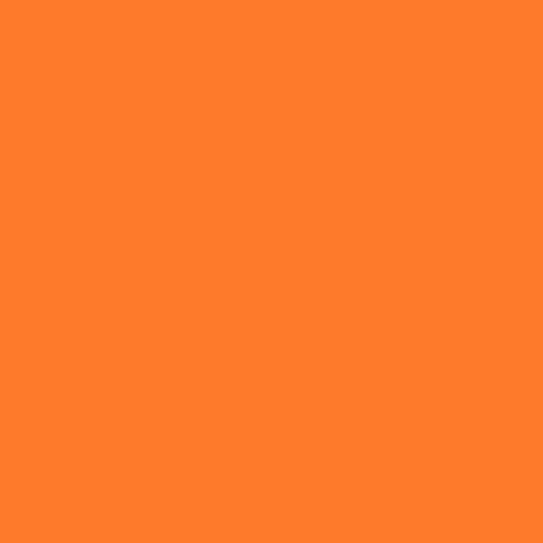 Bright Fluorescent Neon Orange Canvas Print